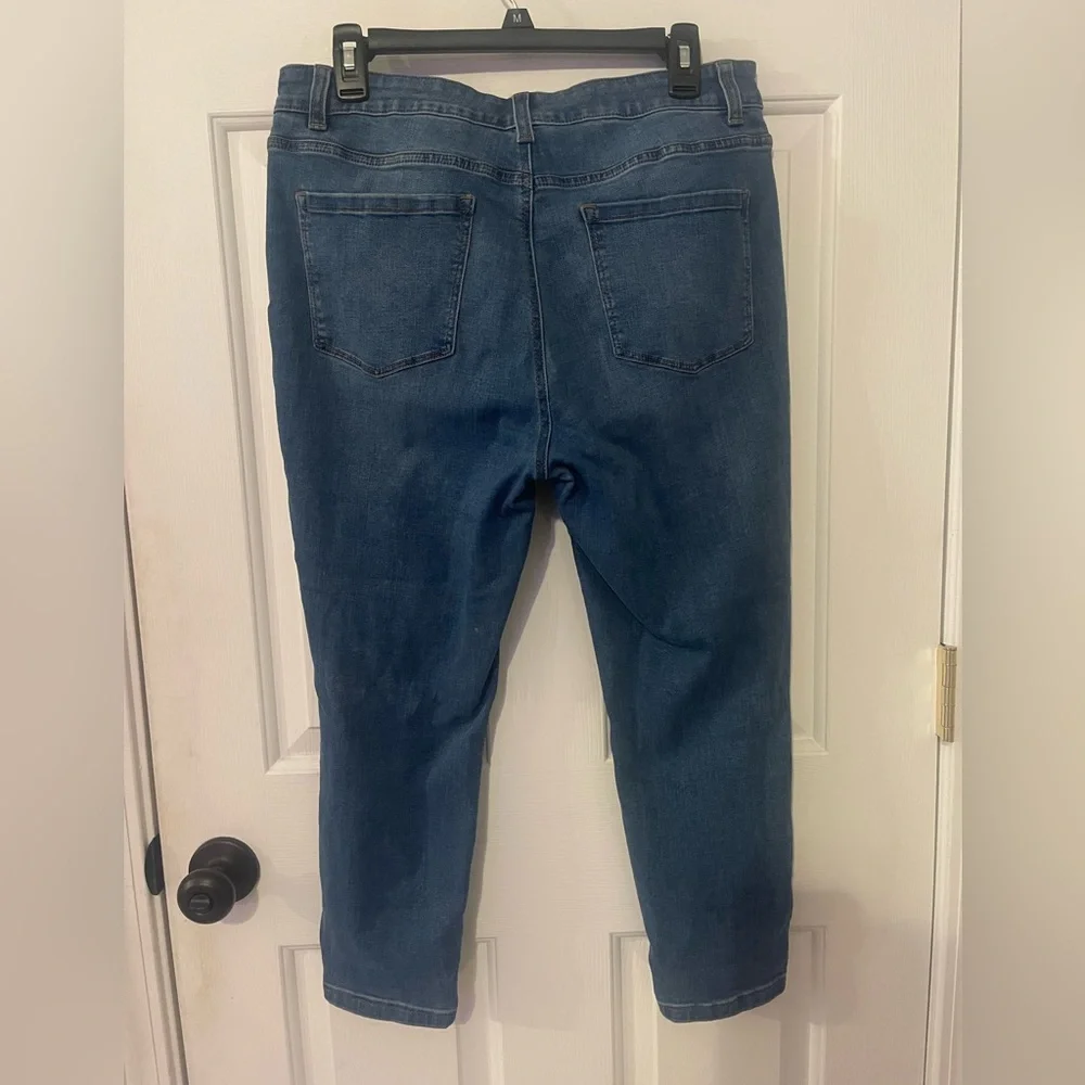 Talbots Blue Jegging Crop Jeans - Picture 2 of 3